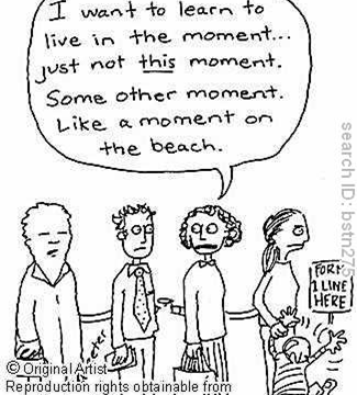 Mindfulness cartoon